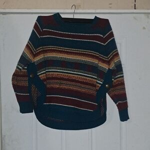 Multicolor Striped Women's Sweater